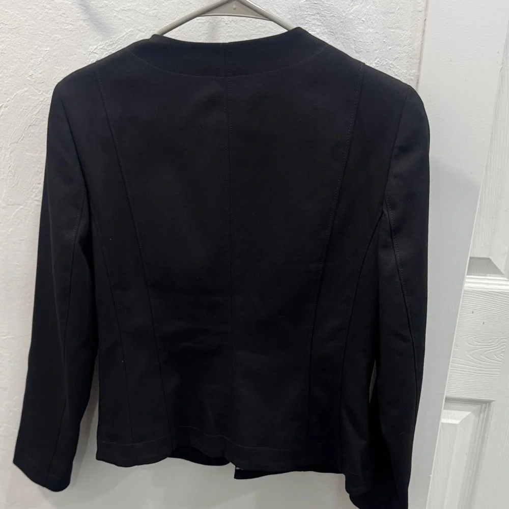 White House Black Market Classic Black Blazer - Picture 6 of 7